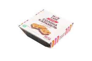 Пирожное Соленая карамель с орехом Mon Cake к/у 150г