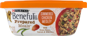 Purina Beneful Prepared Meals Dog Food Simmered Chicken Medley