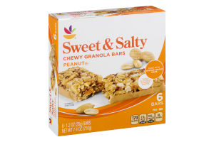 Ahold Chewy Granola Bars Sweet & Salty Peanut - 6 CT