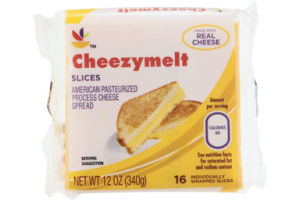 Ahold Cheese Slices Cheezymelt - 16 CT
