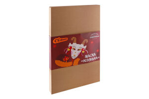 Маска карнавальна Сільпо Кізонька з помпонами