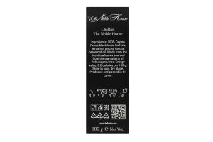 Чай черный цейлонский байховый листовой Super pekoe&Bergamot Благородный дом Chelton в/с к/у 100г