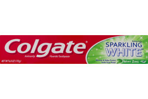 Colgate Baking Soda Sparkling White Fluoride Toothpaste Mint Zing