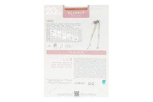 Колготки женские Conte elegant Slimfit 20den 2 natural