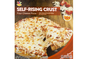 Ahold Self-Rising Crust Pizza Four Cheese - 3 CT
