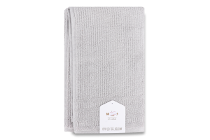 Рушник MBM My Home Хвиля сірий 70х140 BT-10L