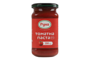 Паста томатна 25% стерилізована Руна с/б 350г