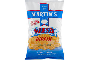 Martin's Potato Chips Value Size Dippin' Sea Salt