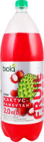 Напій безалкогольний Fruit Water смак Кактус-рамбутан сильногазований 2л пет Biola