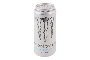 Напій енергетичний безалкогольний сильногазований Ultra Monster Energy з/б 500мл
