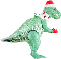 Прикраса ялинкова Динозавр скло 985693