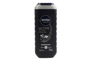 Гель для душа для тела, лица и волос 3в1 Активное очищение Nivea Men 250мл