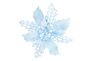 Прикраса новорічна Mislt Квітка різдвяник міні 3Д