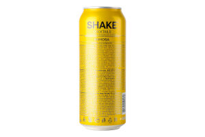 Напій слабоалкогольний 500мл 7% сильногазований Мімоза Cocktails Shake з/б