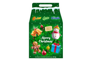Набор кондитерских изделий Новогодние игрушки Lion&Світоч&Nesquik к/у 612г
