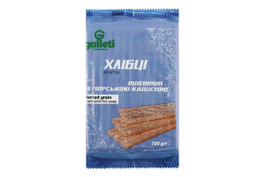 Хлебцы пшеничные с морской капустой Galleti м/у 100г