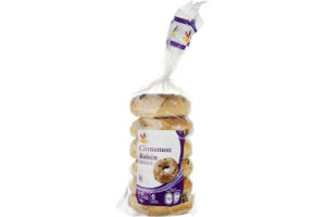 Ahold Cinnamon Raisin Bagels - 6 CT
