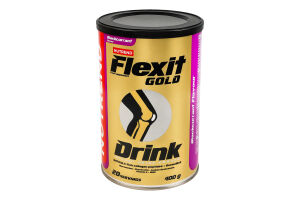 Добавка харчова з підсолоджувачами Чорна смородина Flexit Gold Drink Nutrend 400г