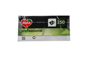 Салфетки бумажные Professional Silver line Ruta 250шт