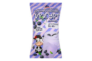 Мороженое сливочное Голубика Замороженный йогурт Рудь м/у 80г