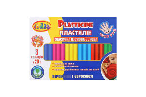 Пластилін Class Чисті руки MAXI 8 шт. ECO 7644С 160 г