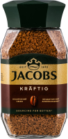 Кава розчинна сублімована Kraftig Jacobs с/б 190г