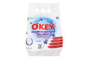 Порошок O'Key 1,5 кг кисневий Лаванда
