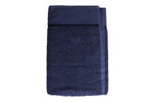 Рушник синій махровий 70*140см 360г/м2 Aisha