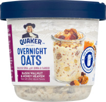 Quaker Overnight Oats Raisin Walnut & Honey Heaven