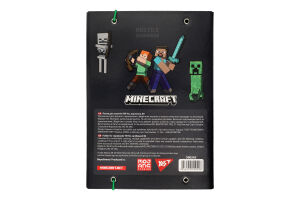 Папка д/зошитів Minecraft Creeper В5 картон на резинці Yes