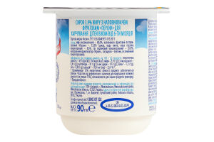 Творожок 3.9% для детей от 6мес с наполнителем фруктовым Персик Агуня ст 90г