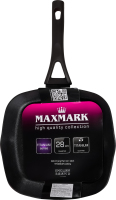 Сковорода-гриль с антипригарным покрытием 28х4.1см №MK-TT7221 Titanium Maxmark 1шт