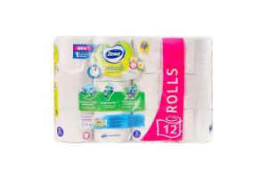 Бумага туалетная 3-х слойная Camomile Comfort Deluxe Zewa 12шт