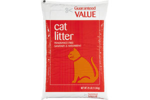 Guaranteed Value Cat Litter Fragrance Free