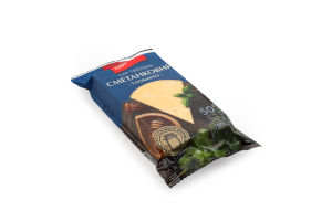 Сыр 50% твердый Сметанковый Глобино Глобино м/у 160г