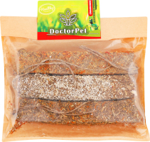 Крекери трав'яні д/гризунів 3шт крафтовий папір Doctor Pet