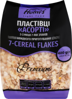Пластівці швидкого приготування з суміші 7-ми злаків Асорті Premium Holm's м/у 400г