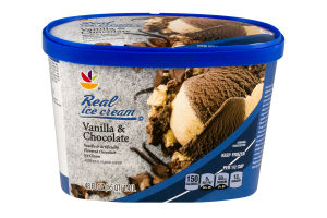 Ahold Real Ice Cream Vanilla Chocolate