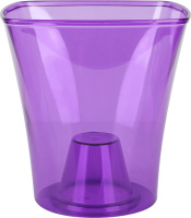 Кашпо д/горщиків д/орхідей Квадро 1,5л бузковий 14,5*15см Еталон-С