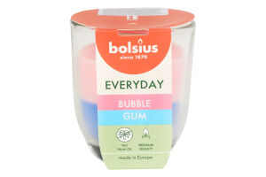 Свічка Bolsius Жувальна гумка аром у склі 80/70мм