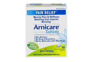 Boiron Arnicare Tablets Pain Relief Homeopathic Medicine - 60 CT