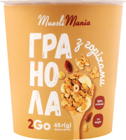 Гранола з горіхами 65г стакан Muesli Mania