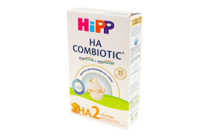 Суміш суха для дітей від 6міс гіпоалергенна 2 Combiotic HA Hipp к/у 350г