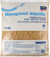 Изделия макаронные класс экстра группа B Рожки особые Aro м/у 5кг