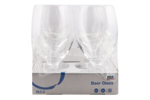 Бокал пивной 385мл Aro 6шт