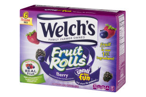 Welch's Fruit Rolls Berry - 6 CT