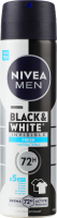 Антиперспірант Свіжий Чорне та біле невидимий Nivea Men 150мл