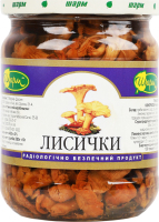 Гриби Шарм Лисички мариновані 480г