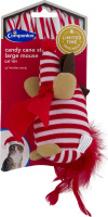 Companion Cat Toy Candy Cane Striped Large Mouse