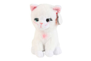 Игрушка мягкая для детей от 3лет 15см №37377 Белая кошка Amelia Benie Babies 1шт